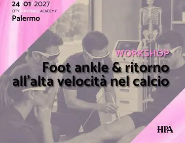 Foot ankle e ritorno all'alta velocità nel calcio
